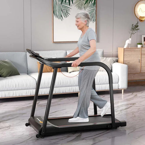 2.5 HP Walking Treadmill for Senior with Long Handrail, 300 lbs Capacity, Recovery Fitness Exercise Machine